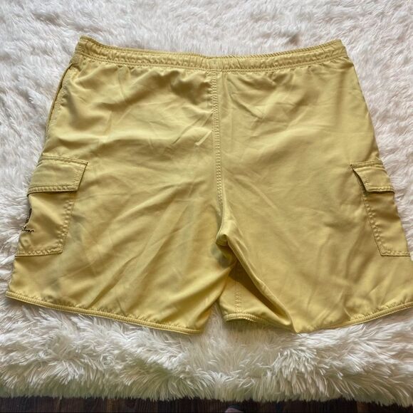Quicksilver Yellow Men’s Swim Trunks Size Large - Picture 2 of 12